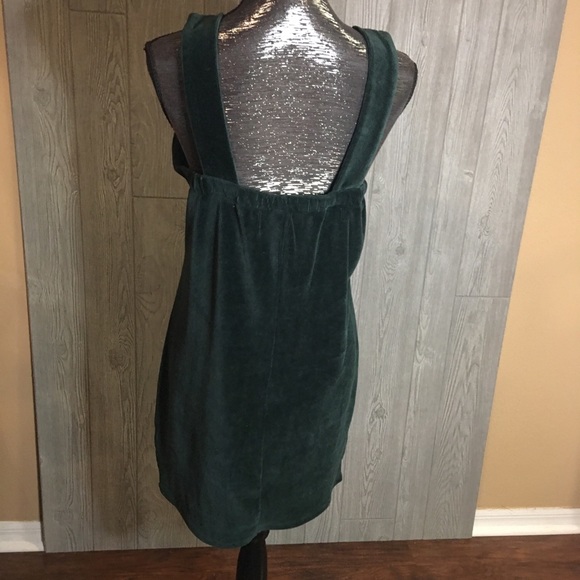 Wild Fable Green Corduroy Overall Dress Size L - Picture 3 of 8